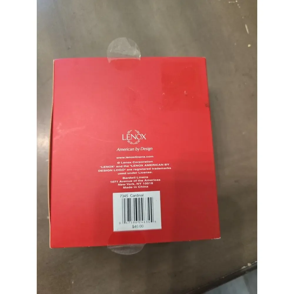 Lenox set cardinal